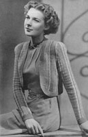 vintage ladies knitting pattern for bolero from 1945