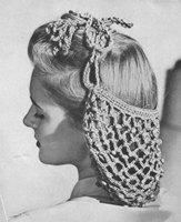 vintage 1943 snood crochet pattern