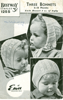 vintage babies knitting oattern