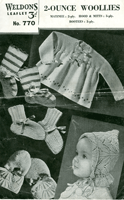 vintage baby knitting pattern