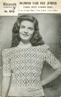 vintage fair isle knitting patterns