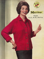 vintage ladies mohair jacket knitting pattern