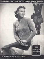 ladies viyella jumper knitting pattern from 1930s viyella 2397