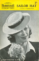 vintage ladies hat knitting patterns