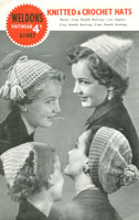 vintage ladies hat knitting pattern