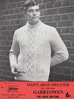 aran jumper knitting pattern