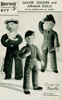 vintage toy solder knitting pattern