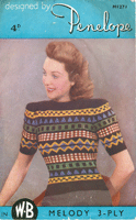 vintage knitting pattern ladies