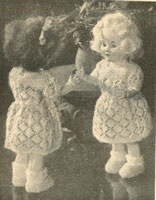 vintage doll knitting pattern