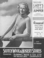 vintage 1930s ladies jumper knitting pattern