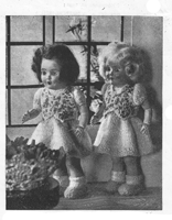 vintage miss rosebud doll knitting patterns 1952