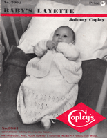 vintage baby layette knitting pattern from 1940s