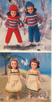 vintage doll knitting pattern