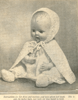 vintage doll knitting pattern