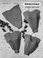 Great vintage ladies summer tops knitting pattern