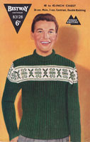 Mens fair isle jumper