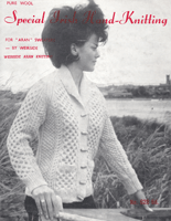 vintage ladies 1950s cardigan in aran