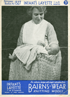 vintage baby clothes knitting pattern