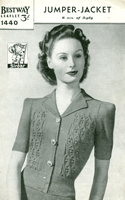 vintage ladies knitting pattern