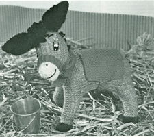 vintage knitting pattern for toys